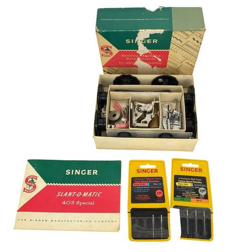 Vtg singer slant - singer, o