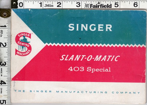 Singer instruction manual - instruction,